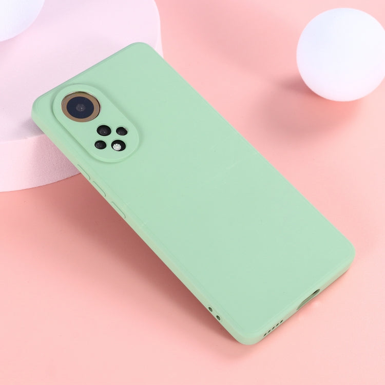 For Honor 50 Solid Color Liquid Silicone Dropproof Full Coverage Protective Case(Green) - Honor Cases by buy2fix | Online Shopping UK | buy2fix