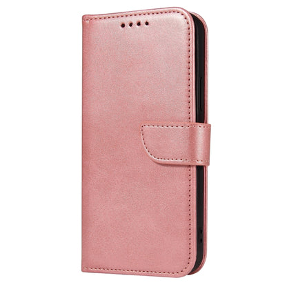 For iPhone 12 Pro Max Calf Texture Buckle Horizontal Flip Leather Case with Holder & Card Slots & Wallet(Rose Gold) - iPhone 12 Pro Max Cases by buy2fix | Online Shopping UK | buy2fix