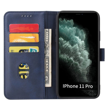 Calf Texture Buckle Horizontal Flip Leather Case with Holder & Card Slots & Wallet For iPhone 11 Pro Max(Blue) - iPhone 11 Pro Max Cases by buy2fix | Online Shopping UK | buy2fix