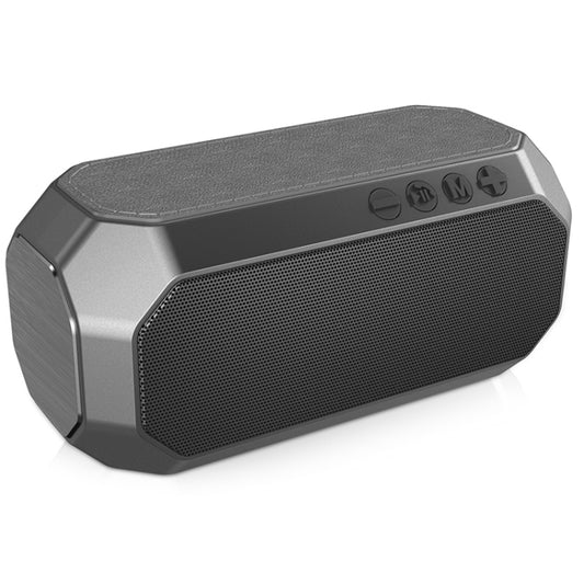 NewRixing NR-4000 TWS Mesh Polygon Music Box Concept Bluetooth Speaker(Iron Grey) - Desktop Speaker by NewRixing | Online Shopping UK | buy2fix