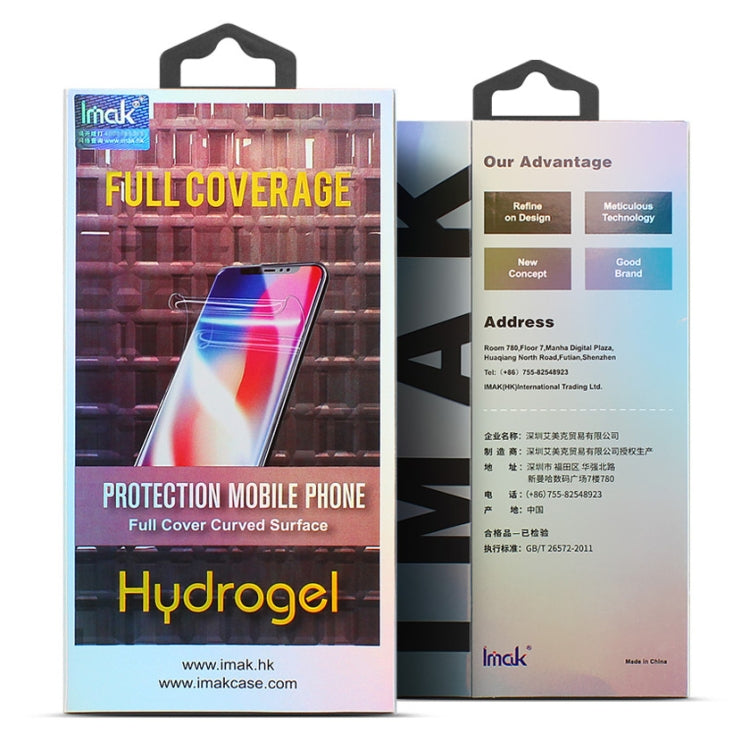 2 PCS IMAK Curved Full Screen Hydrogel Film For iPhone 11 Pro - Front Protector by imak | Online Shopping UK | buy2fix