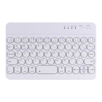 HY006 Round Keys Detachable Bluetooth Keyboard Leather Tablet Case with Holder for iPad mini 6(Mint Green) - For iPad mini by buy2fix | Online Shopping UK | buy2fix