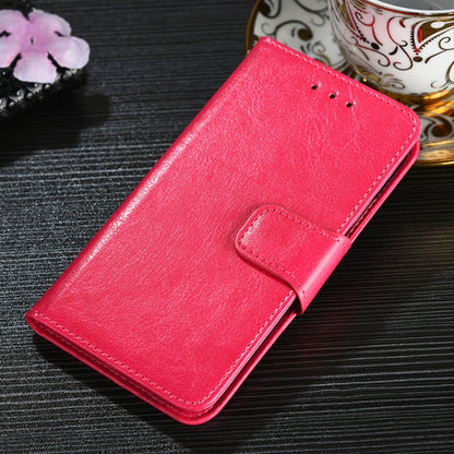 For Honor 50 Crystal Texture Horizontal Flip Leather Case with Holder & Card Slots & Wallet(Rose Red) - Honor Cases by buy2fix | Online Shopping UK | buy2fix