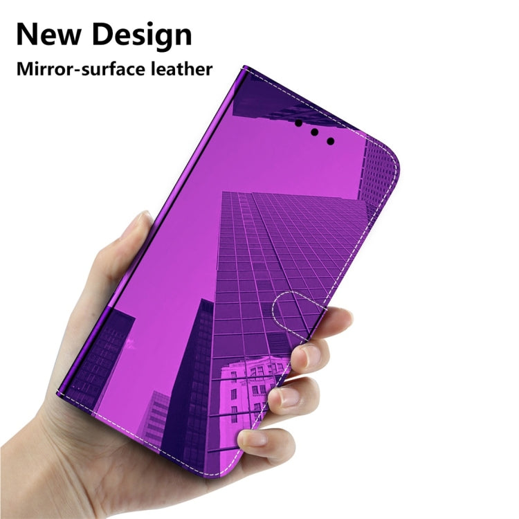 For Nokia 6.2 / 7.2 Imitated Mirror Surface Horizontal Flip Leather Case with Holder & Card Slots & Wallet & Lanyard(Purple) - Nokia Cases by buy2fix | Online Shopping UK | buy2fix
