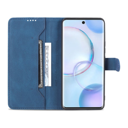 For Honor 50 AZNS Dream II Skin Feel PU+TPU Horizontal Flip Leather Case with Holder & Card Slots & Wallet(Blue) - Honor Cases by AZNS | Online Shopping UK | buy2fix