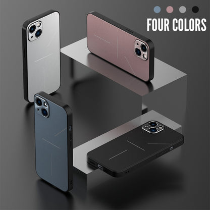 For iPhone 11 Pro R-JUST RJ-52 3-Line Style Metal TPU Shockproof Protective Case (Pink) - iPhone 11 Pro Cases by R-JUST | Online Shopping UK | buy2fix