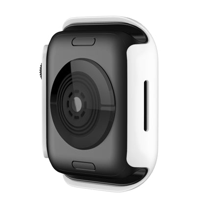 Shockproof TPU Protective Case For Apple Watch Series 9 / 8 / 7 41mm(White) - Watch Cases by buy2fix | Online Shopping UK | buy2fix