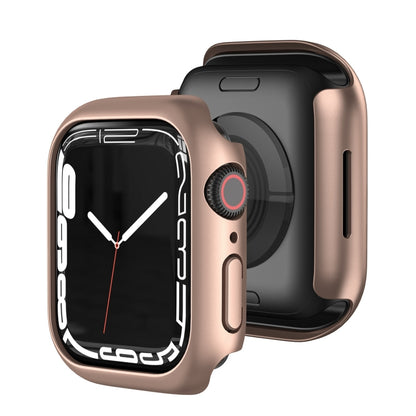 Shockproof TPU Protective Case For Apple Watch Series 9 / 8 / 7 41mm(Rose Gold) - Watch Cases by buy2fix | Online Shopping UK | buy2fix