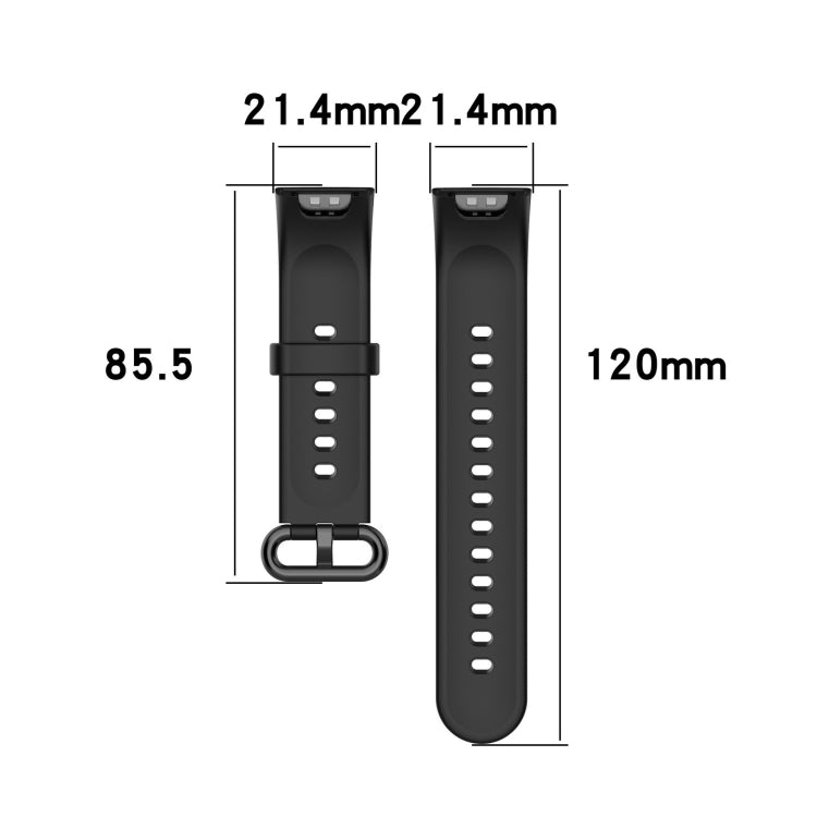 For Xiaomi Redmi Watch 2 Solid Color Silicone Strap Watch Band(Cyan) - Watch Bands by buy2fix | Online Shopping UK | buy2fix