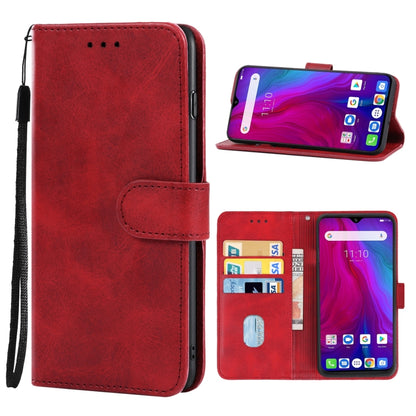 Leather Phone Case For Ulefone Power 6(Red) - Ulefone Cases by buy2fix | Online Shopping UK | buy2fix