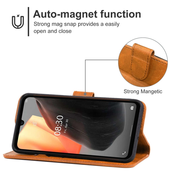 Leather Phone Case For Ulefone Armor 8 / 8 Pro(Brown) - Ulefone Cases by buy2fix | Online Shopping UK | buy2fix