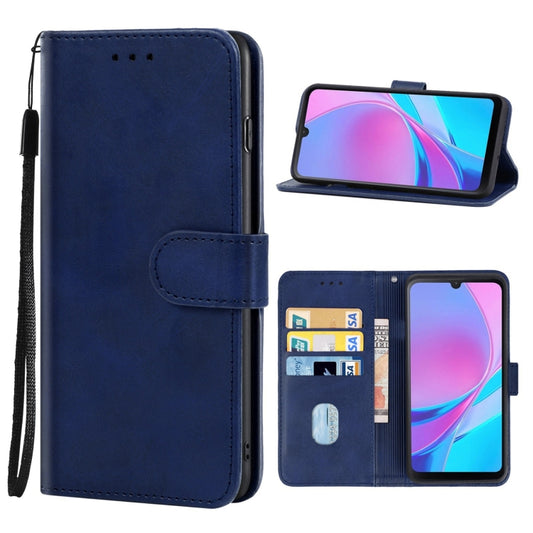 Leather Phone Case For Blackview OSCAL C20 / C20 Pro(Blue) - More Brand by buy2fix | Online Shopping UK | buy2fix