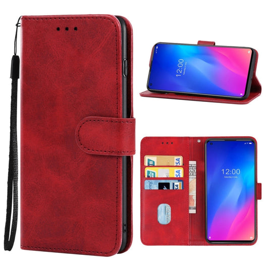 Leather Phone Case For DOOGEE N30(Red) - More Brand by buy2fix | Online Shopping UK | buy2fix