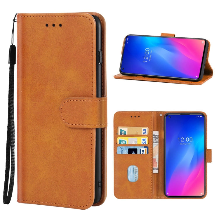Leather Phone Case For DOOGEE N30(Brown) - More Brand by buy2fix | Online Shopping UK | buy2fix