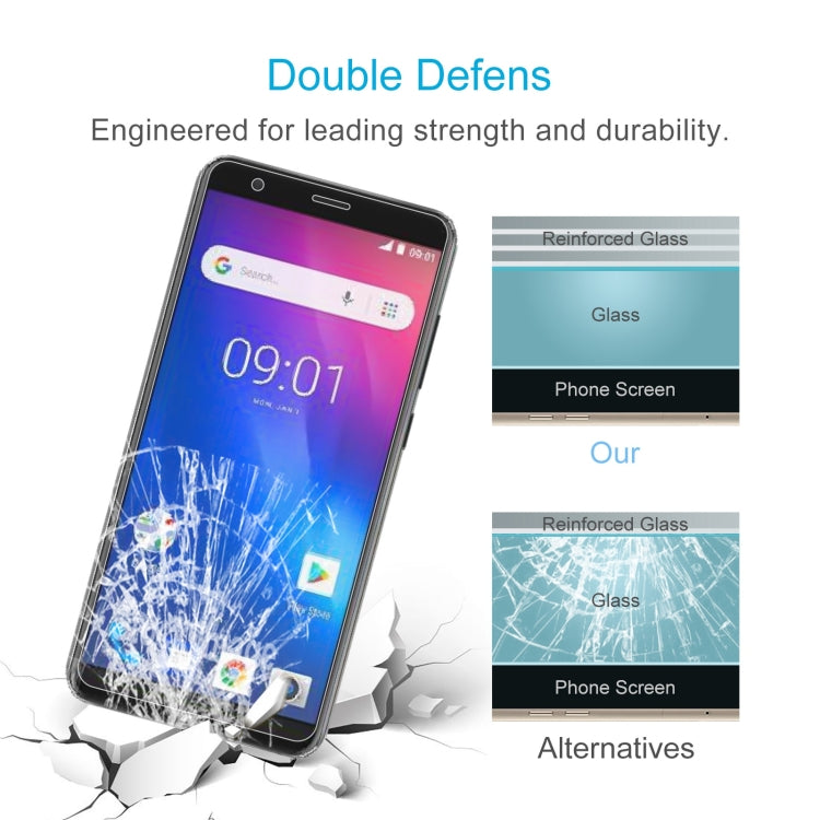 50 PCS 0.26mm 9H 2.5D Tempered Glass Film For Ulefone S1 - Ulefone Tempered Glass by buy2fix | Online Shopping UK | buy2fix