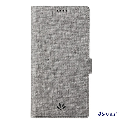 For OnePlus Nord N10 5G ViLi K Series Shockproof Magnetic Buckle Leather Phone Case(Grey) - OnePlus Cases by ViLi | Online Shopping UK | buy2fix