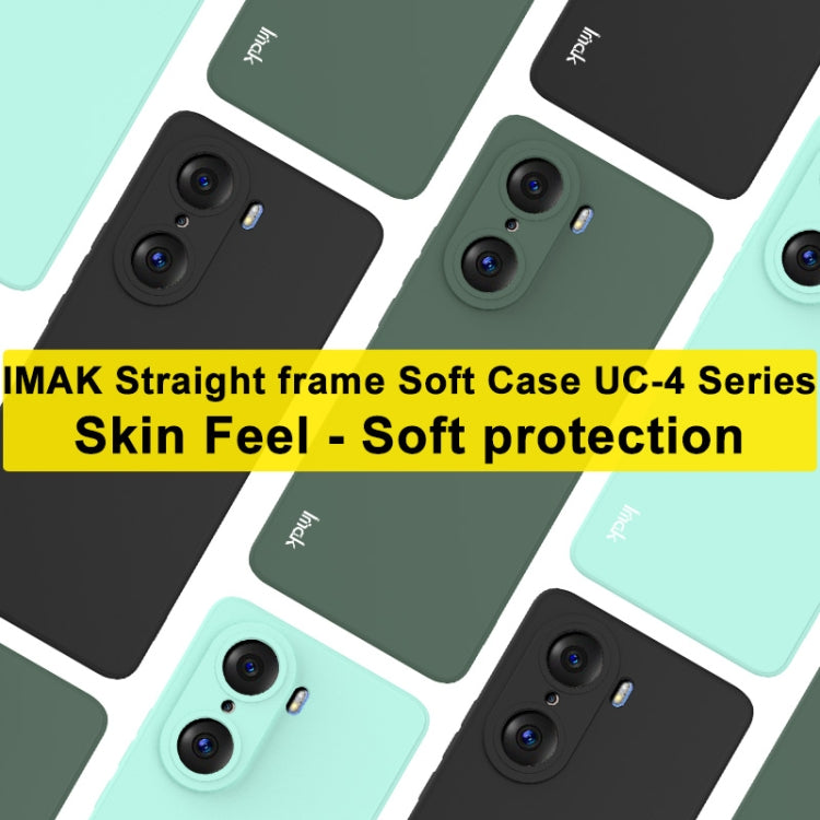 For Honor 60 Pro 5G imak UC-4 Series Straight Edge TPU Soft Protective Case(Dark Green) - Honor Cases by imak | Online Shopping UK | buy2fix