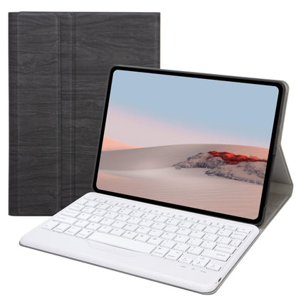 SFGO Tree Texture Bluetooth Keyboard Leather Case For Microsoft Surface Go 4 / 3 / 2 / 1(Black + White) - Others Keyboard by buy2fix | Online Shopping UK | buy2fix