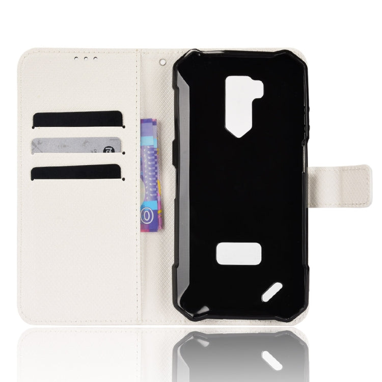 For Ulefone Armor X9 Diamond Texture Leather Phone Case(White) - Ulefone Cases by buy2fix | Online Shopping UK | buy2fix