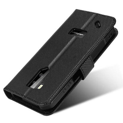 For Ulefone Armor X9 Diamond Texture Leather Phone Case(Black) - Ulefone Cases by buy2fix | Online Shopping UK | buy2fix