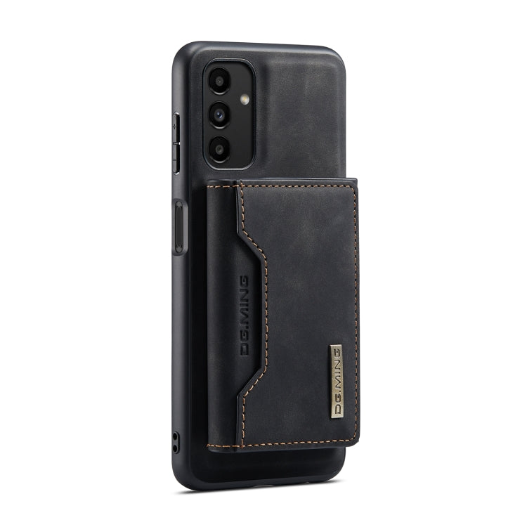 For Samsung Galaxy A13 4G DG.MING M2 Series 3-Fold Multi Card Bag + Phone Case(Black) - Galaxy Phone Cases by DG.MING | Online Shopping UK | buy2fix