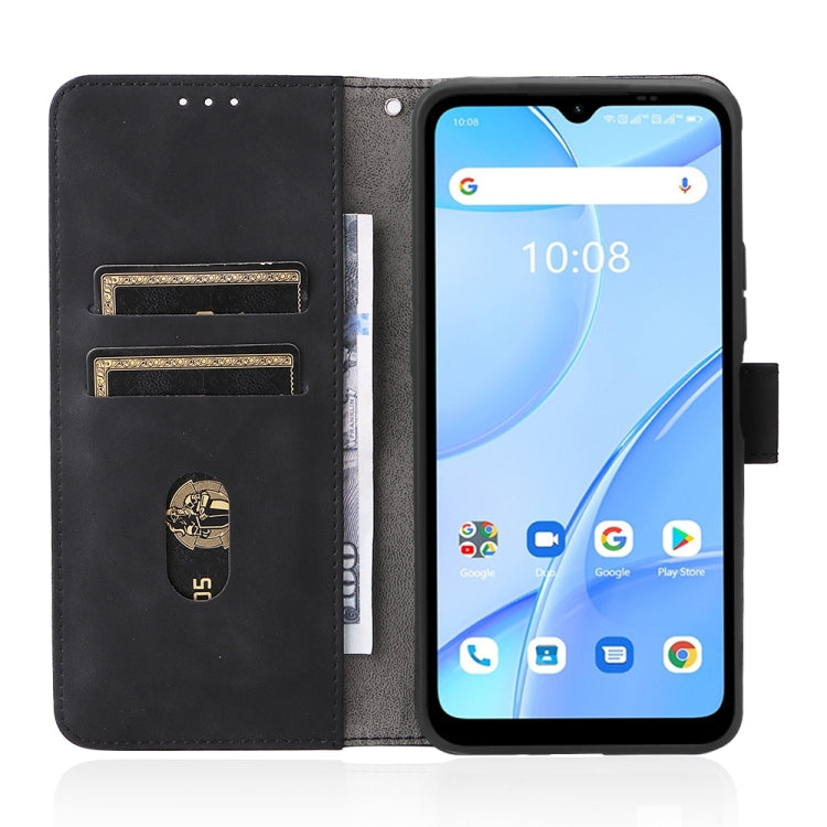 For Umidigi Power 5S Skin Feel Magnetic Buckle Calf Texture PU Phone Case(Black) - Doogee Cases by buy2fix | Online Shopping UK | buy2fix