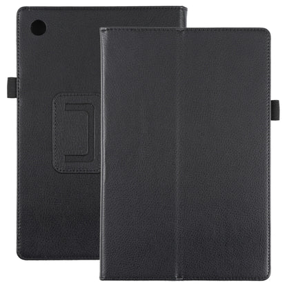 For Samsung Galaxy Tab A8 10.5 2021 Litchi Texture Solid Color Leather Tablet Case(Black) - Other Galaxy Tab PC by buy2fix | Online Shopping UK | buy2fix