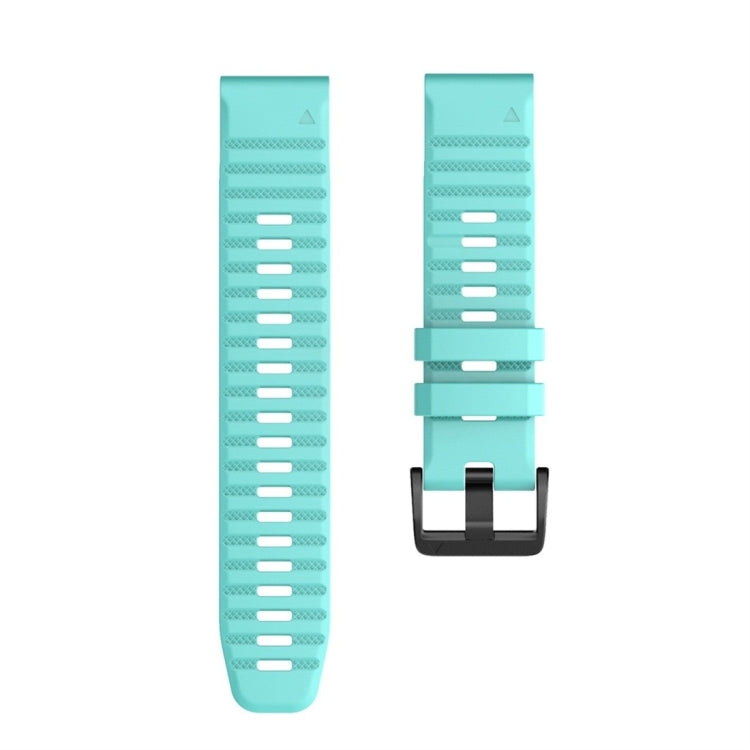 For Garmin Fenix 7X Silicone Watch Band(Mint Green) - Watch Bands by buy2fix | Online Shopping UK | buy2fix