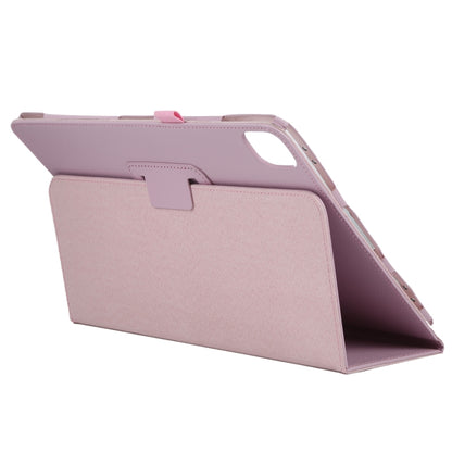 For iPad Air 13 2024 / iPad Pro 12.9 2022 / 2021 / 2020 / 2018 Litchi Texture Solid Color Leather Tablet Case(Pink) - iPad Pro 12.9 (2022/2021) Cases by buy2fix | Online Shopping UK | buy2fix