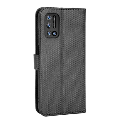 For DOOGEE N40 Pro Diamond Texture Leather Phone Case(Black) - Doogee Cases by buy2fix | Online Shopping UK | buy2fix