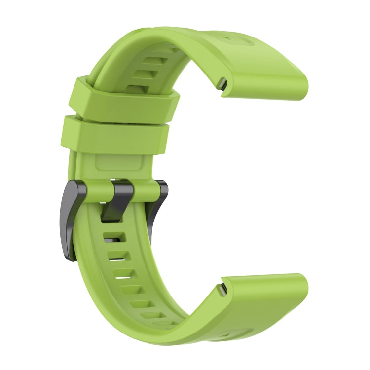 For Garmin Fenix 7S Quick Release Silicone Watch Band(Green) - Watch Bands by buy2fix | Online Shopping UK | buy2fix