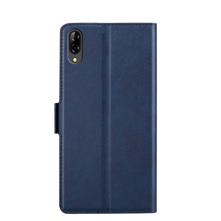 For Blackview A60 Ultra-thin Voltage Side Buckle PU + TPU Leather Phone Case(Blue) - More Brand by buy2fix | Online Shopping UK | buy2fix