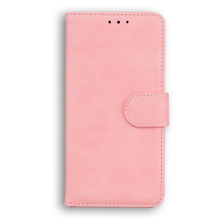 For Blackview A80 Pro Skin Feel Pure Color Flip Leather Phone Case(Pink) - More Brand by buy2fix | Online Shopping UK | buy2fix