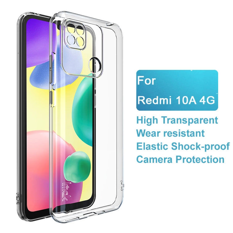 For Xiaomi Redmi 10A 4G IMAK UX-5 Series Transparent TPU Phone Case(Transparent) - Xiaomi Cases by imak | Online Shopping UK | buy2fix