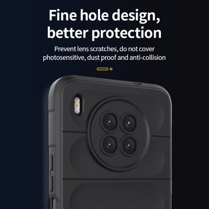 For Huawei Nova 8i Magic Shield TPU + Flannel Phone Case(Dark Blue) - Huawei Cases by buy2fix | Online Shopping UK | buy2fix