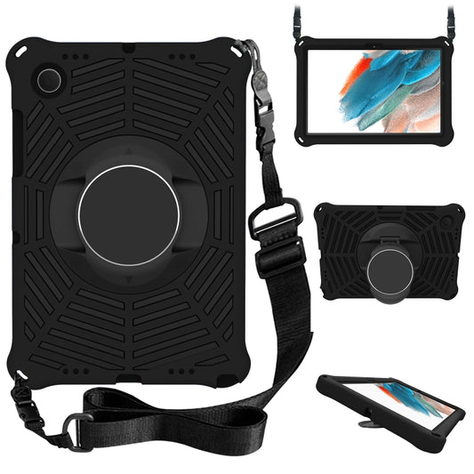 For Samsung Galaxy Tab A8 10.5 2021 Spider King EVA Protective Case with Adjustable Shoulder Strap & Holder(Black) - Other Galaxy Tab PC by buy2fix | Online Shopping UK | buy2fix