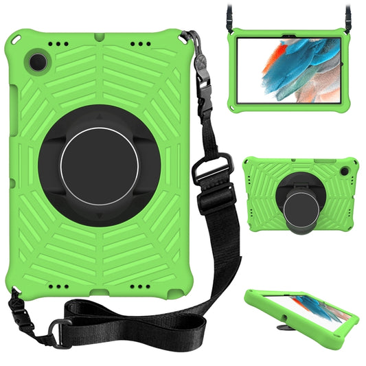 For Samsung Galaxy Tab A8 10.5 2021 Spider King EVA Protective Case with Adjustable Shoulder Strap & Holder(Green) - Other Galaxy Tab PC by buy2fix | Online Shopping UK | buy2fix