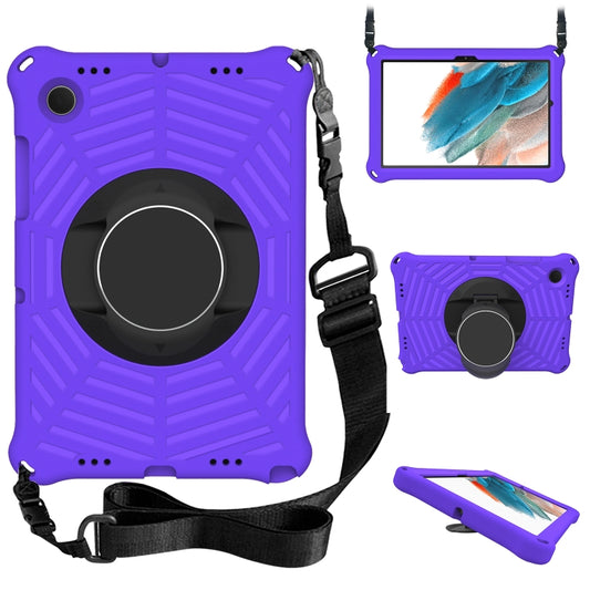 For Samsung Galaxy Tab A8 10.5 2021 Spider King EVA Protective Case with Adjustable Shoulder Strap & Holder(Purple) - Other Galaxy Tab PC by buy2fix | Online Shopping UK | buy2fix