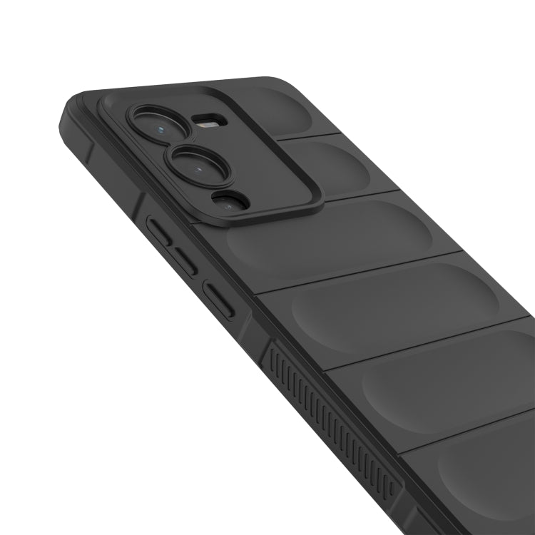 For vivo S15 Pro 5G Magic Shield TPU + Flannel Phone Case(Purple) - vivo Cases by buy2fix | Online Shopping UK | buy2fix