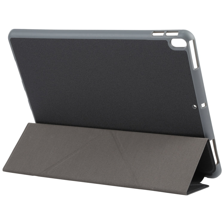 Mutural King Kong Series Deformation Holder Leather Tablet Case For iPad Pro 10.5 2019 / 2017(Black) - iPad Pro 10.5 inch Cases by Mutural | Online Shopping UK | buy2fix