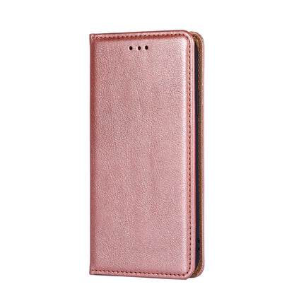 For Blackview A70 Gloss Oil Solid Color Magnetic Leather Phone Case(Rose Gold) - More Brand by buy2fix | Online Shopping UK | buy2fix