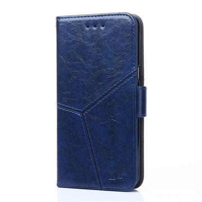 For Doogee X96 Pro Geometric Stitching Horizontal Flip Leather Phone Case(Blue) - Doogee Cases by buy2fix | Online Shopping UK | buy2fix