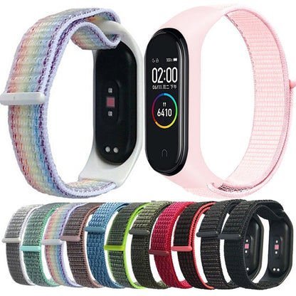 For Xiaomi Mi Band 7 Nylon Weave Watch Band(Sunny) - Watch Bands by buy2fix | Online Shopping UK | buy2fix