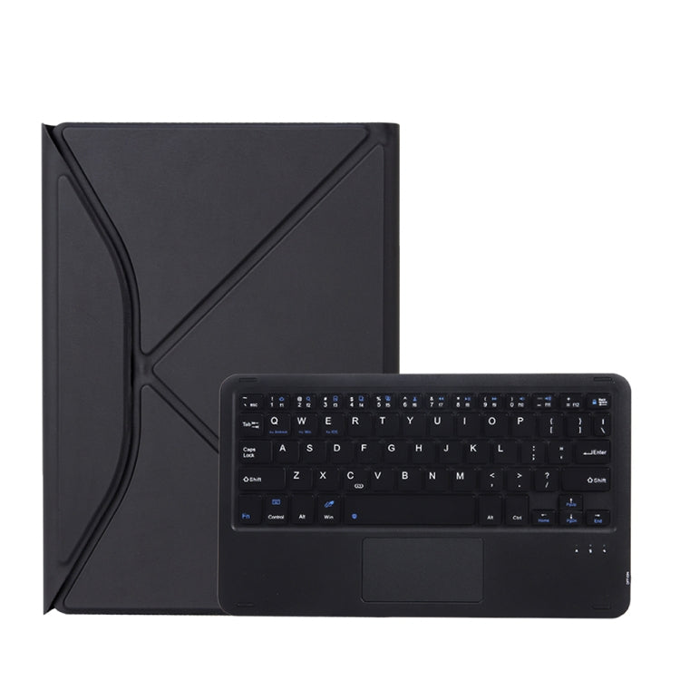 Z102B-A Pen Slot Touchpad Bluetooth Keyboard Leather Tablet Case For iPad 10.2 2021/2020/2019(Black) - Universal by buy2fix | Online Shopping UK | buy2fix