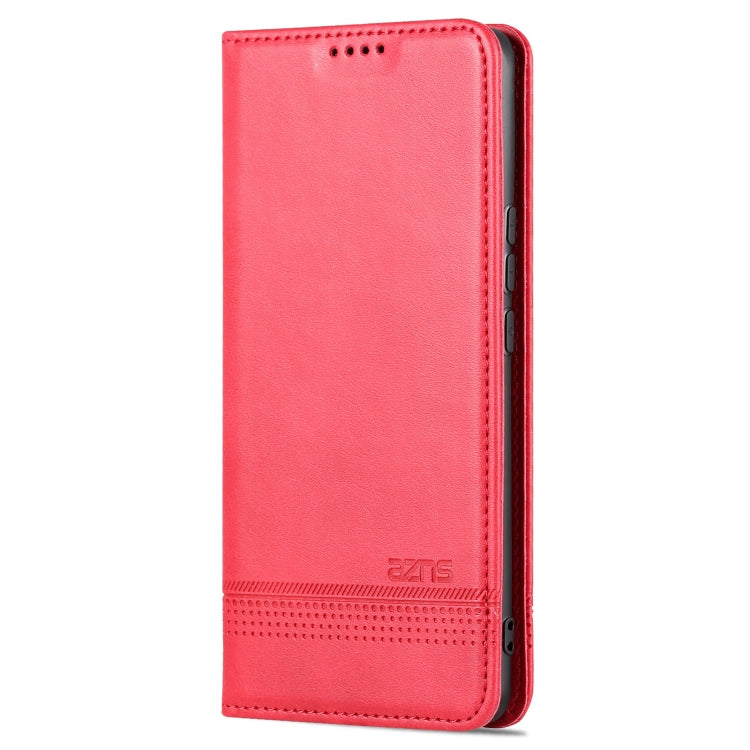 For Huawei nova 10 Pro AZNS Magnetic Calf Texture Flip Leather Phone Case(Red) - Huawei Cases by AZNS | Online Shopping UK | buy2fix