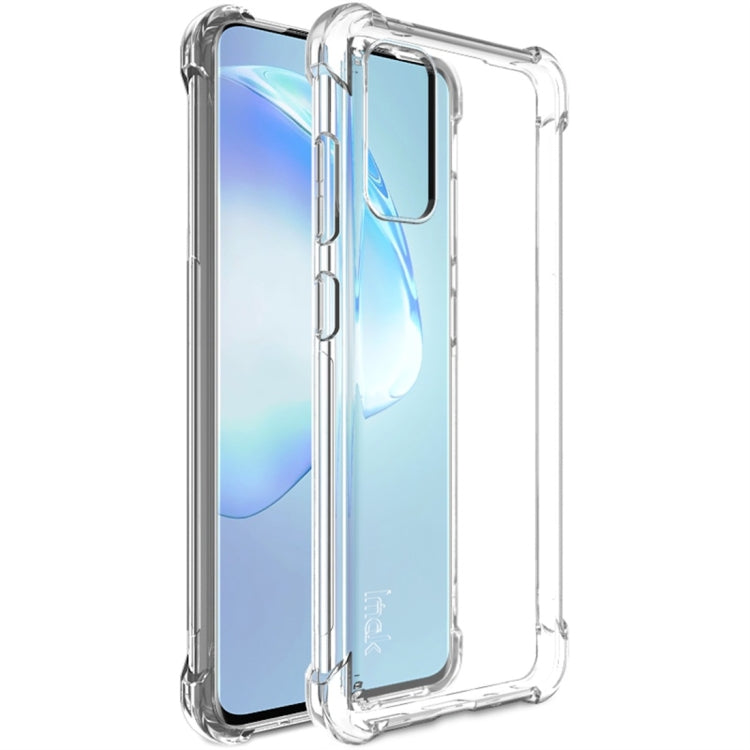 For Galaxy S20+ 5G IMAK All-inclusive Shockproof Airbag TPU Protective Case, with Screen Protector(Transparent) - Galaxy Phone Cases by imak | Online Shopping UK | buy2fix