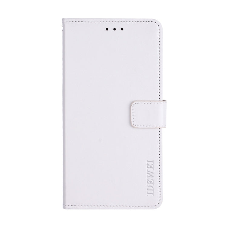 For Blackview BV9800 Pro idewei Crazy Horse Texture Horizontal Flip Leather Case with Holder & Card Slots & Wallet(White) - More Brand by idewei | Online Shopping UK | buy2fix