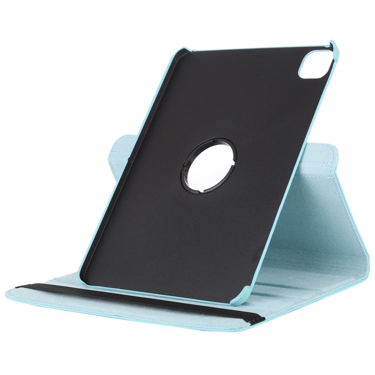 For iPad Air 13 2024 / iPad Pro 12.9 2022 / 2021 / 2020 Litchi Texture Horizontal Flip 360 Degrees Rotation Leather Tablet Case with Holder(Light Blue) - iPad Pro 12.9 (2022/2021) Cases by buy2fix | Online Shopping UK | buy2fix