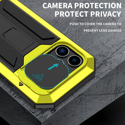 For iPhone 14 Pro R-JUST Shockproof Life Waterproof Dust-proof Case(Yellow) - iPhone 14 Pro Cases by R-JUST | Online Shopping UK | buy2fix