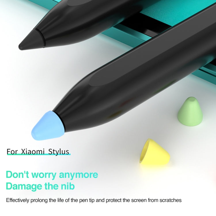 10 in 1 / Set Silicone Nib Cap For Xiaomi Pencil(Black) - Pencil Accessories by buy2fix | Online Shopping UK | buy2fix